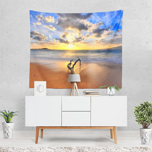 Earth Beach Cloud Sun Water Tapestry